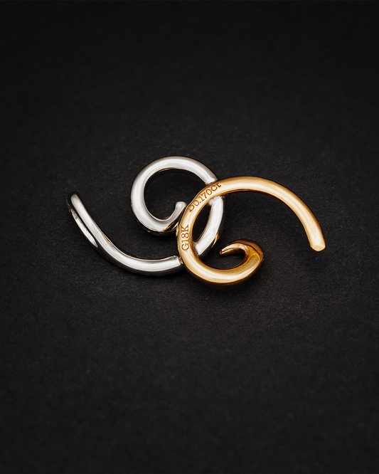 Rose & White Gold with Diamonds Pendant