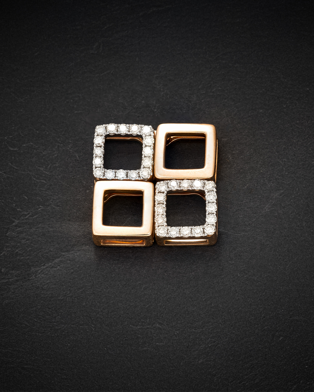Rose Gold with Diamonds Pendant