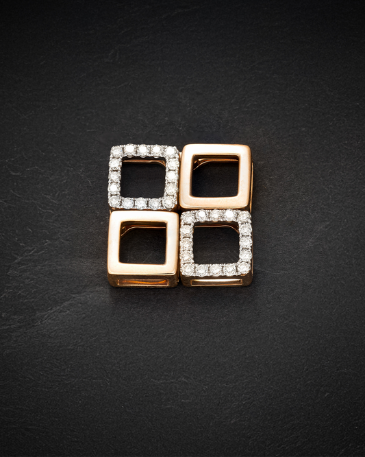 Rose Gold with Diamonds Pendant