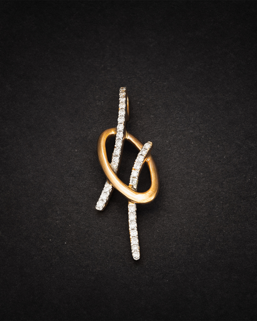 Rose Gold with Diamonds Pendant
