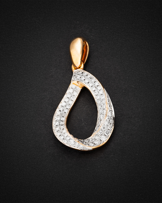 Rose Gold with Diamonds Pendant
