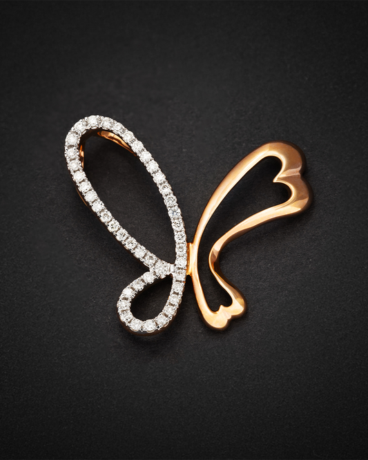 Rose Gold with Diamonds Pendant