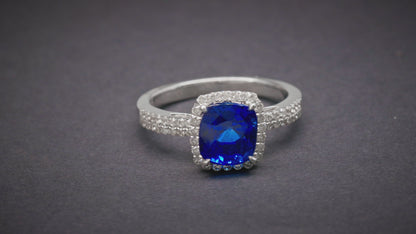 Blue Sapphire 3.12 Diamond 0.372