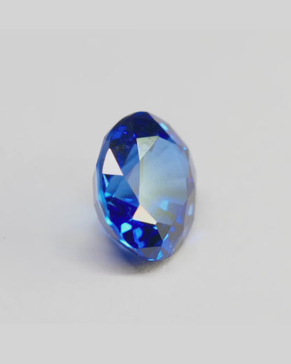 Blue Sapphire Heated 1.04