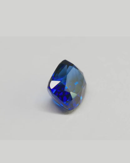 Blue Sapphire Heated 1.04