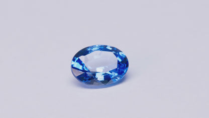 Blue Sapphire - Heated 1.35