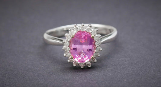 Pink Sapphire 1.53 Diamond 0.209