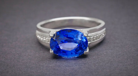 Violet Sapphire 4.75 Diamond 0.118