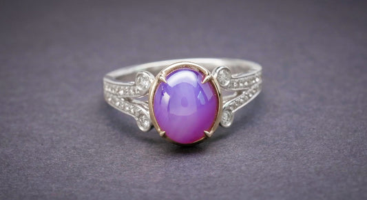 Pink Star Sapphire 3.47 Diamond 0.267