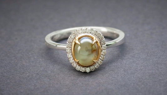 Catseye 1.91 RING Diamond 0.141