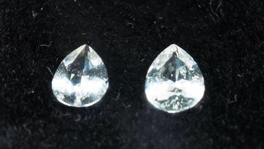 White Sapphire 2pcs 1.73