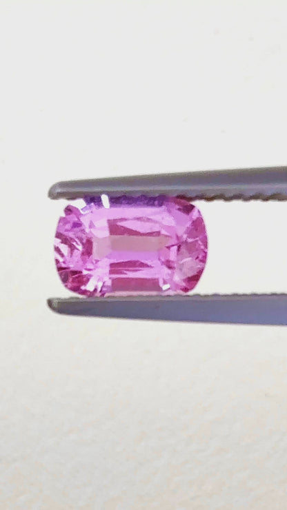 Pink Sapphire Heated 1.01